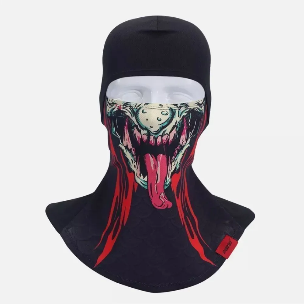 Skull Ghost Ski Full Face Mask Balaclava Bandana Breathable Neck Gaiter Scarf
